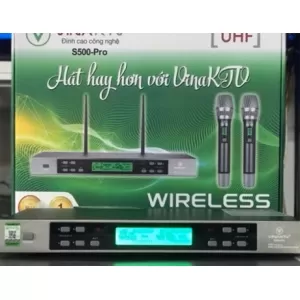MICRO KHÔNG DÂY VINA KTV S-500 PRO