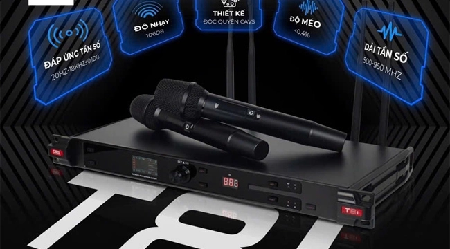 Micro Không Dây CAVS T8i-2024