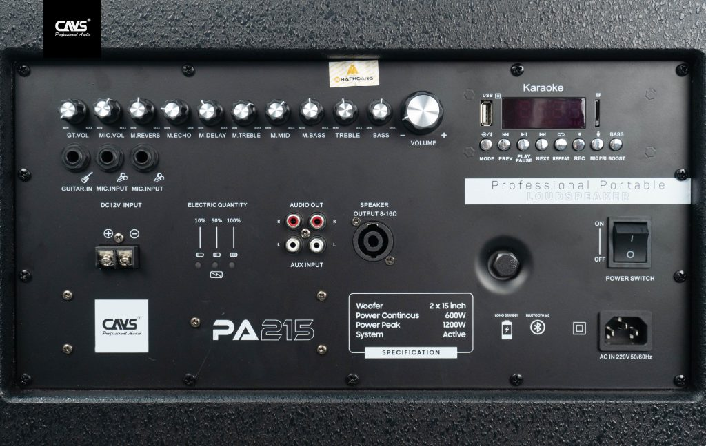 Loa kéo CAVS PA215 2 Bass 40-2024
