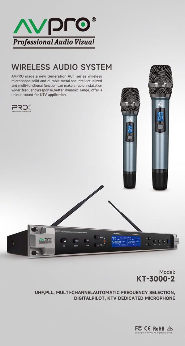 Micro Không Dây AVPRO KT3000