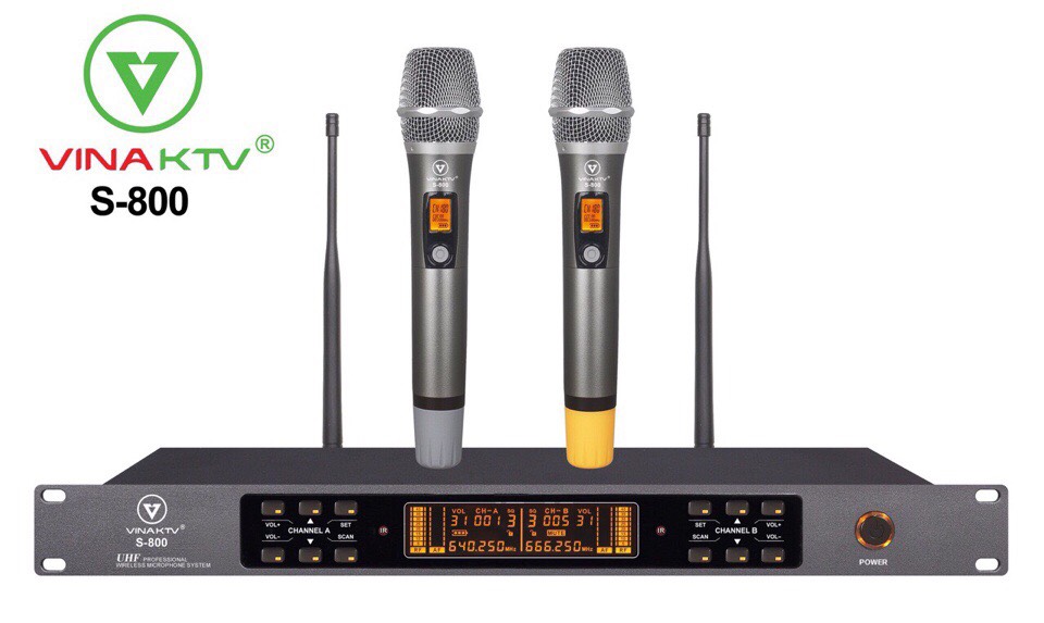 MICRO KHÔNG DÂY VINA KTV S800