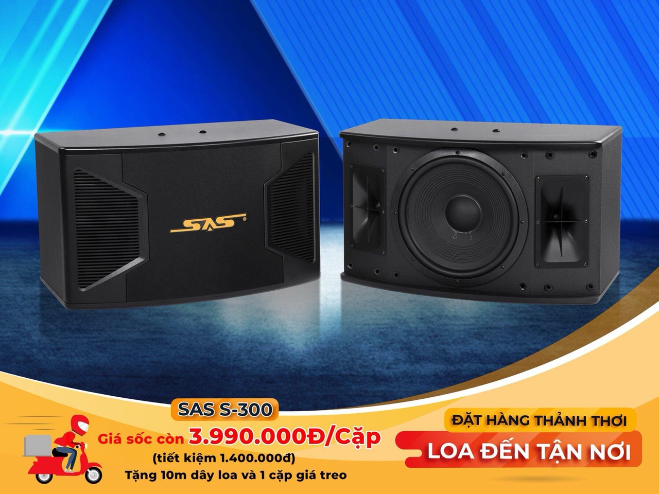 LOA KARAOKE SAS S 300