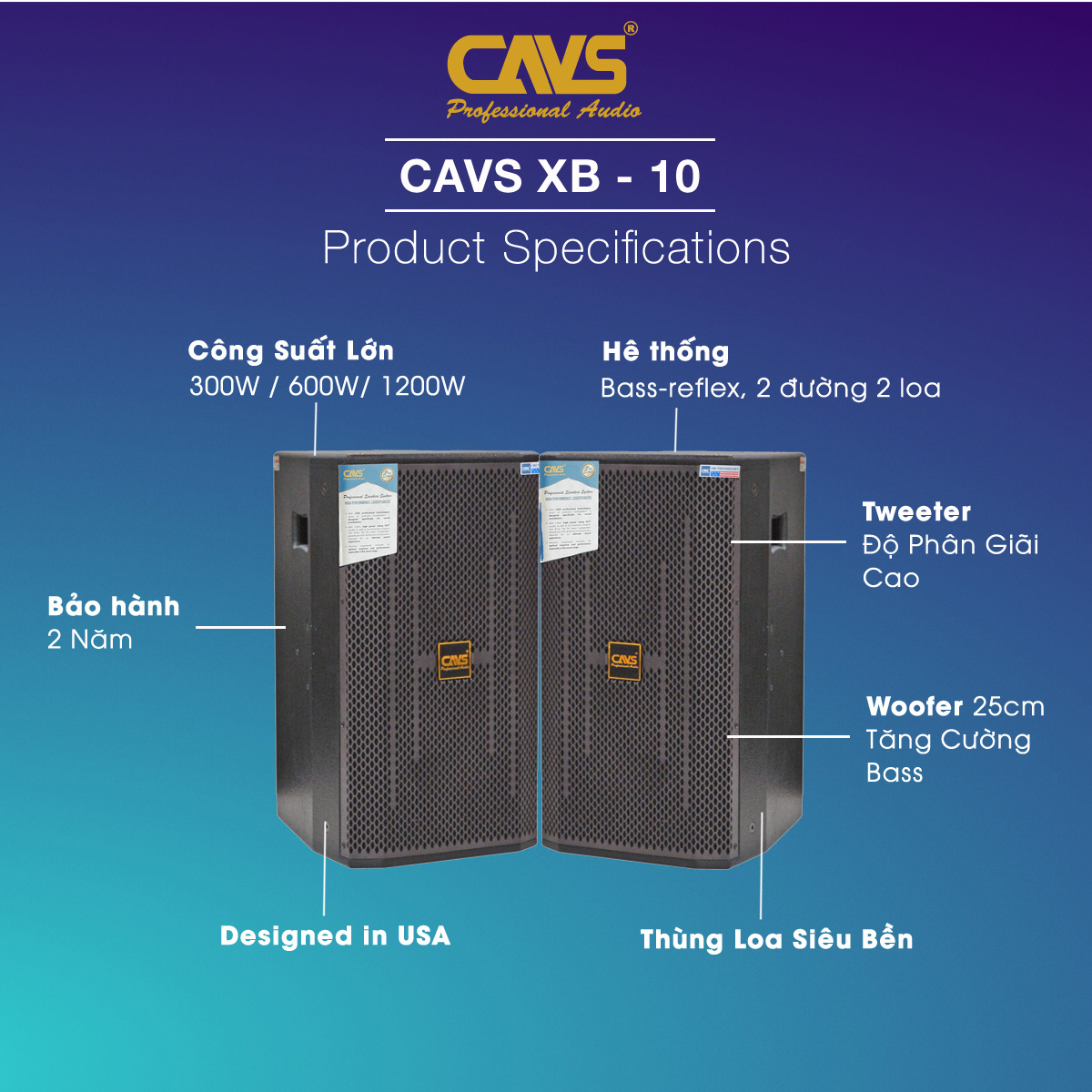 Loa Full CAVS XB10