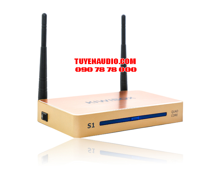 KiwiBox S1 được thiết kế 2 Anten và điều này giúp khả năng thu phát Wifi của thiết bị trở nên hoàn hảo hơn