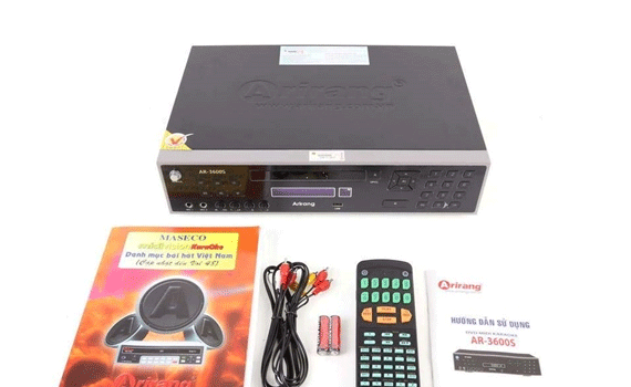 Đầu đĩa DVD Karaoke Arirang AR 3600S âm thanh, hình ảnh chất lượng