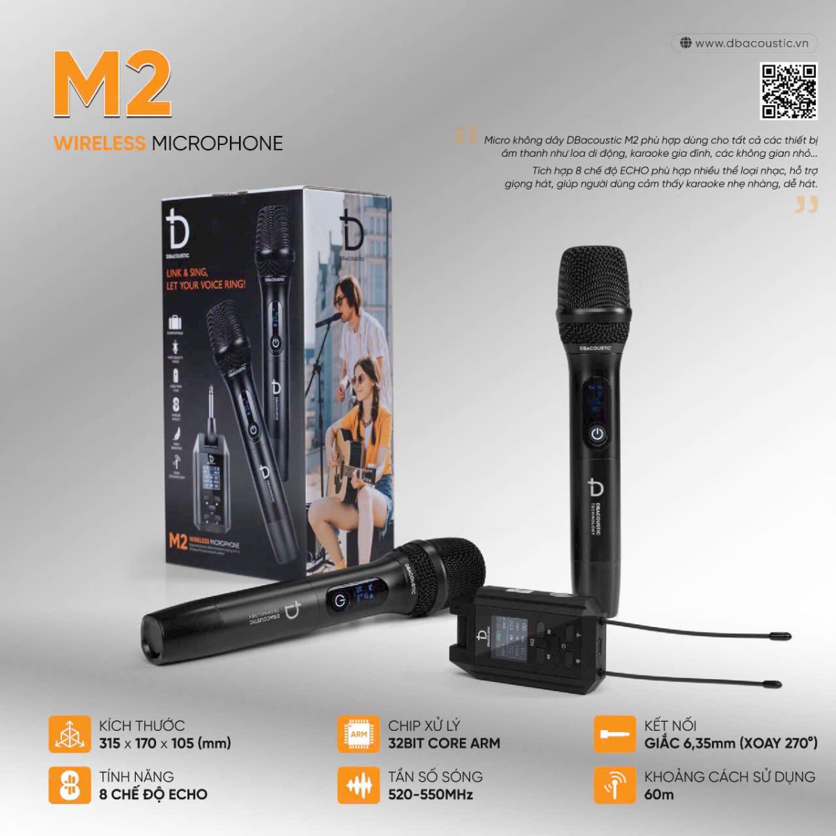 Micro không dây DBacoustic M2