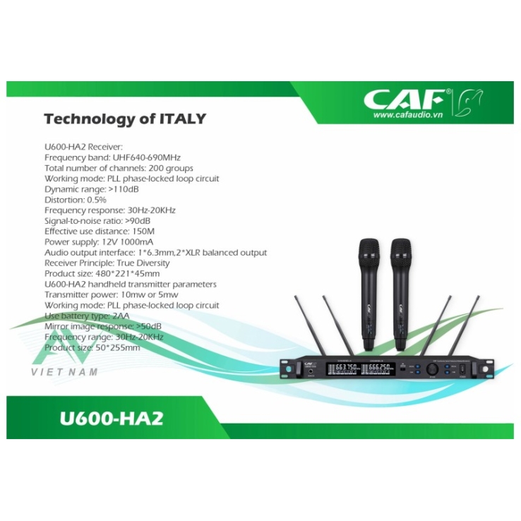 Micro Không Dây CAF U600-HA2
