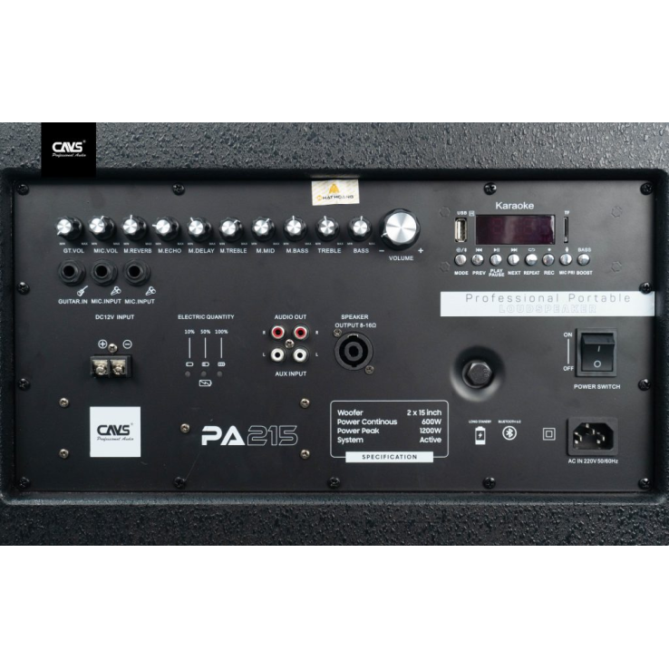 Loa kéo CAVS PA215 2 Bass 40-2024