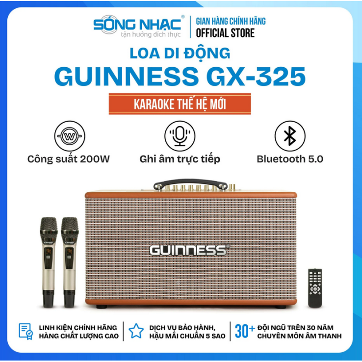 Loa xách tay di động GUINNESS GX -325