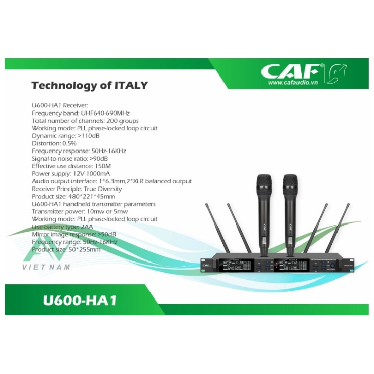 Micro Không Dây CAF U600-HA1