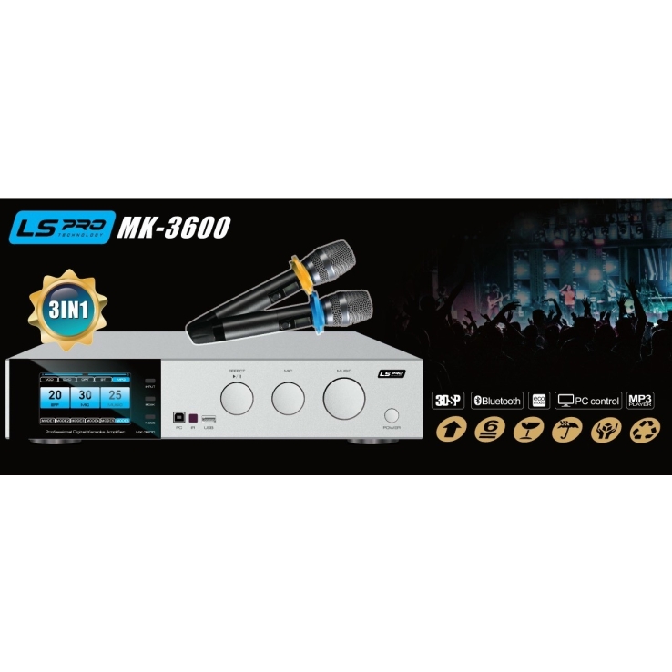 Amply 3 in 1 LSPro MK3600