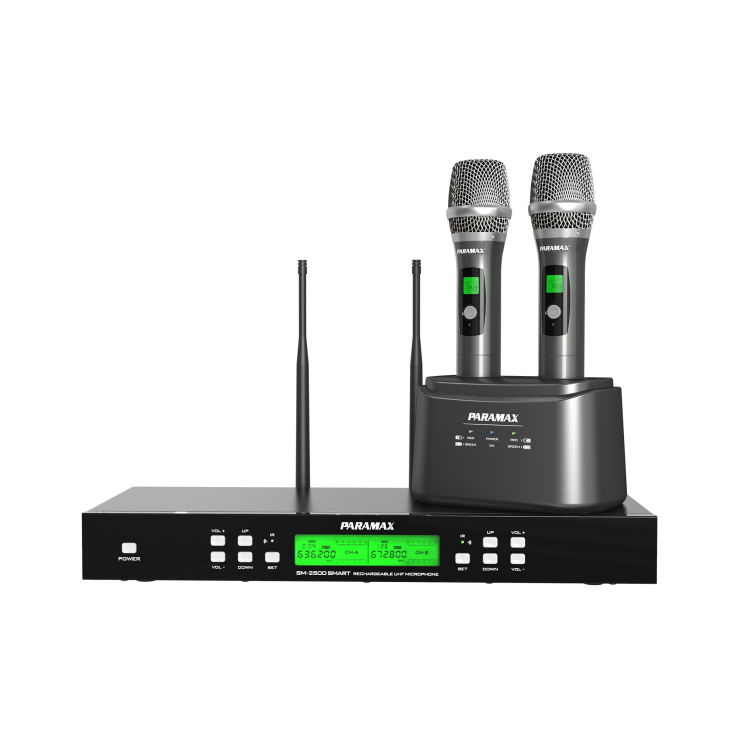 MICRO KHÔNG DÂY PARAMAX SM-2500 SMART CHÍNH HÃNG