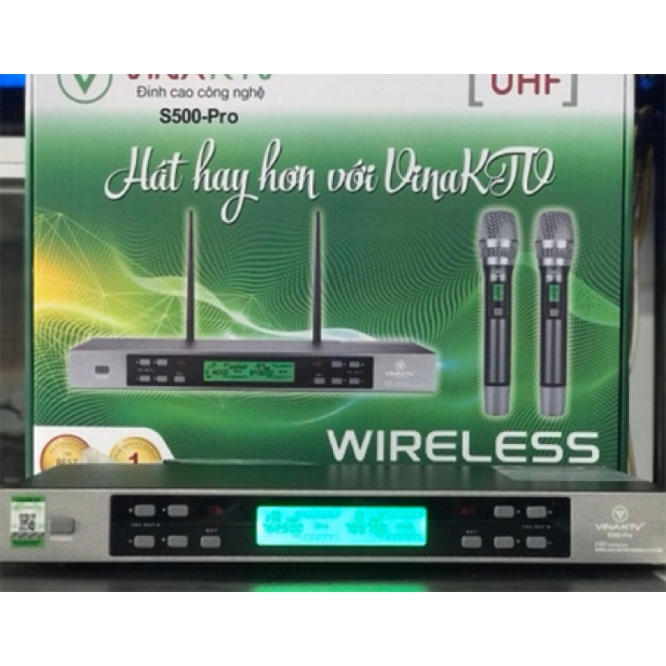 MICRO KHÔNG DÂY VINA KTV S-500 PRO