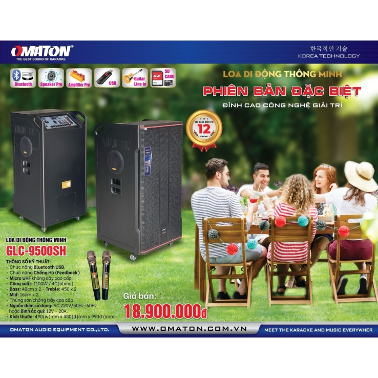 Loa Di Động OMATON GLC-9500SH
