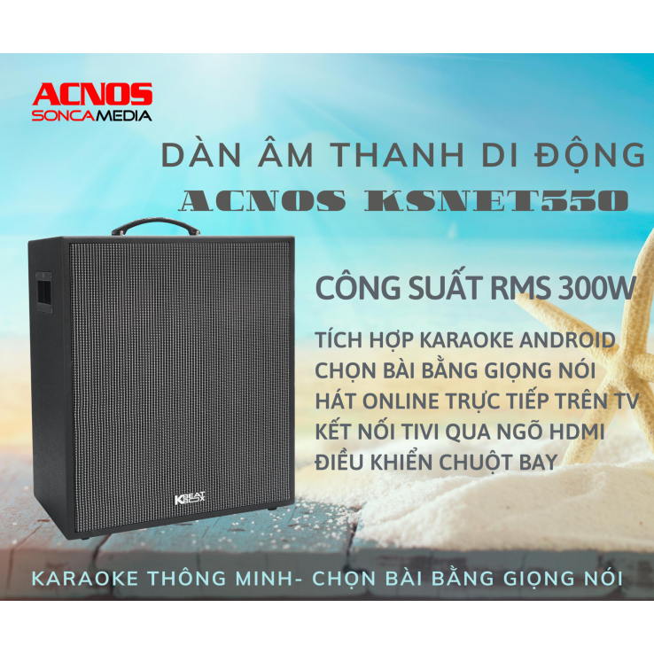 Loa Di Động ACNOS KSNET550 Chính Hãng