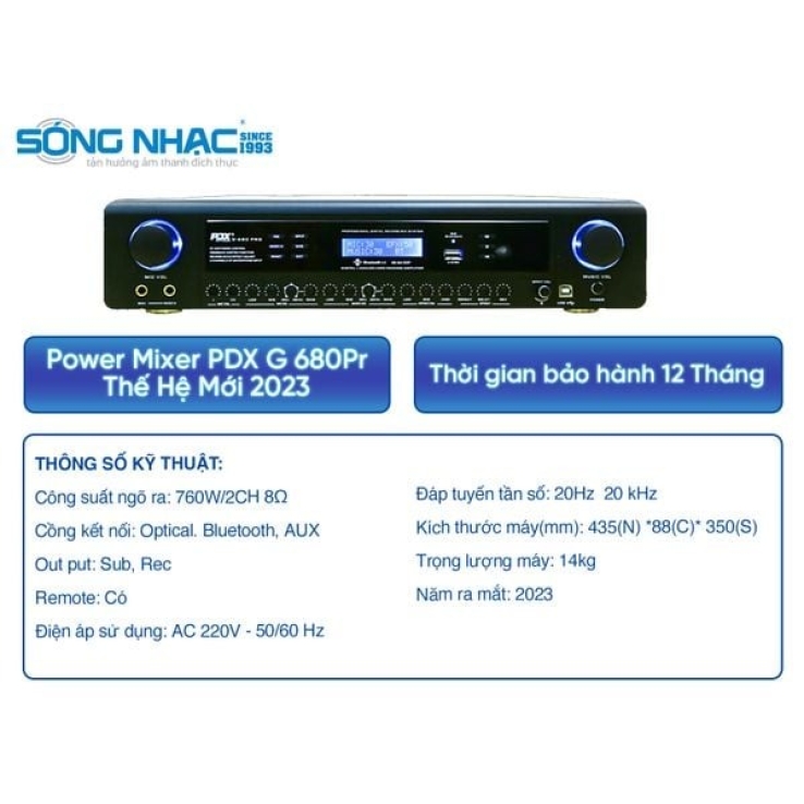 Amply PDX G 680 Pro - Thế Hệ Mới 2024