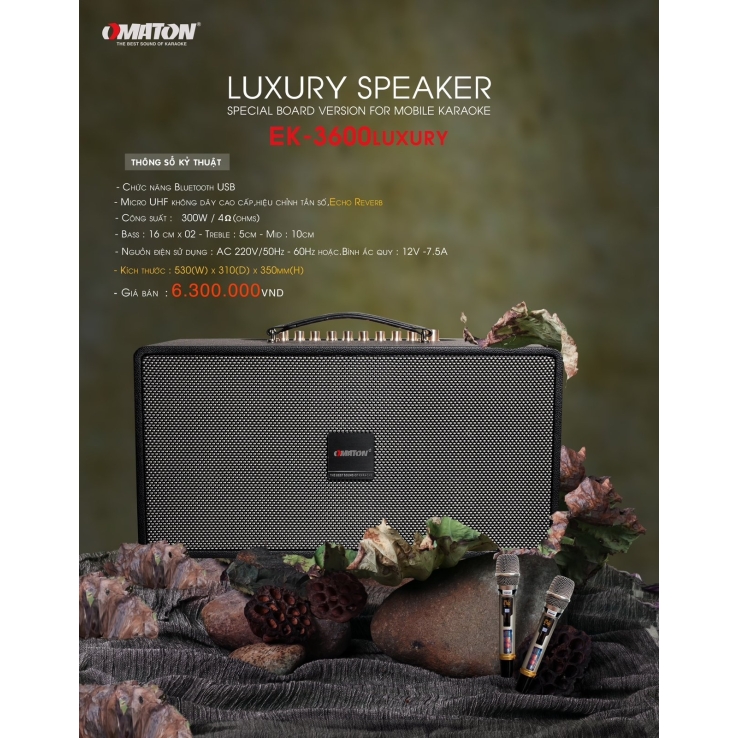 Loa Di Động OMATON EK-3600 LUXURY