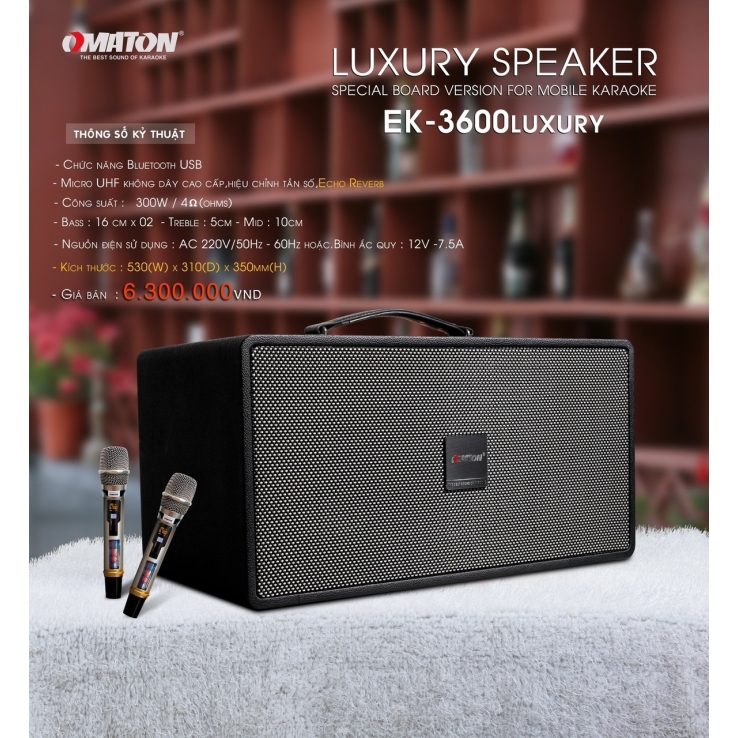 Loa Di Động OMATON EK-3600 LUXURY