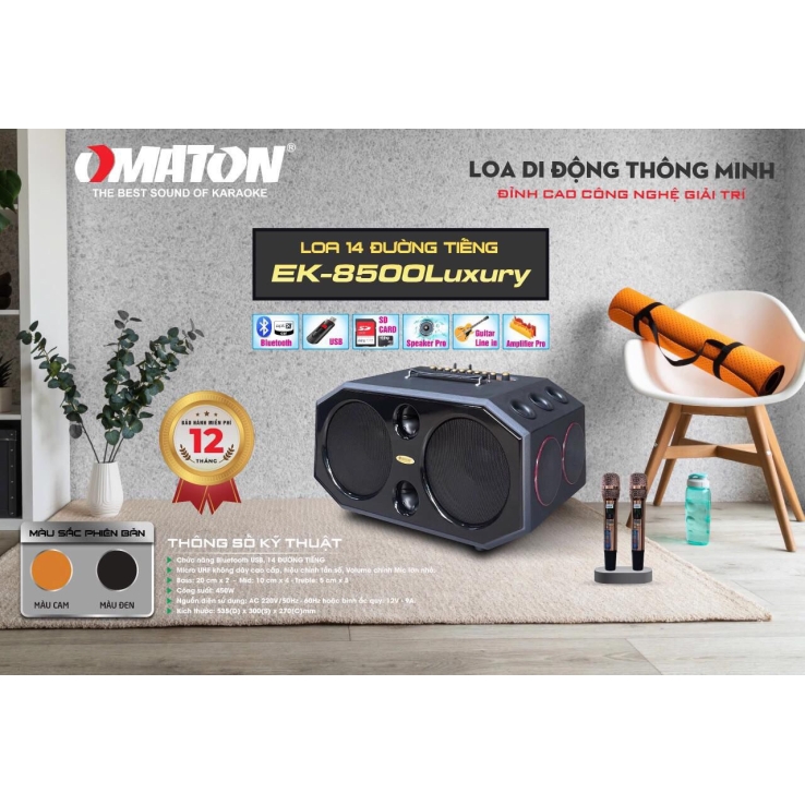 Loa Di Động OMATON EK-8500LUXURY