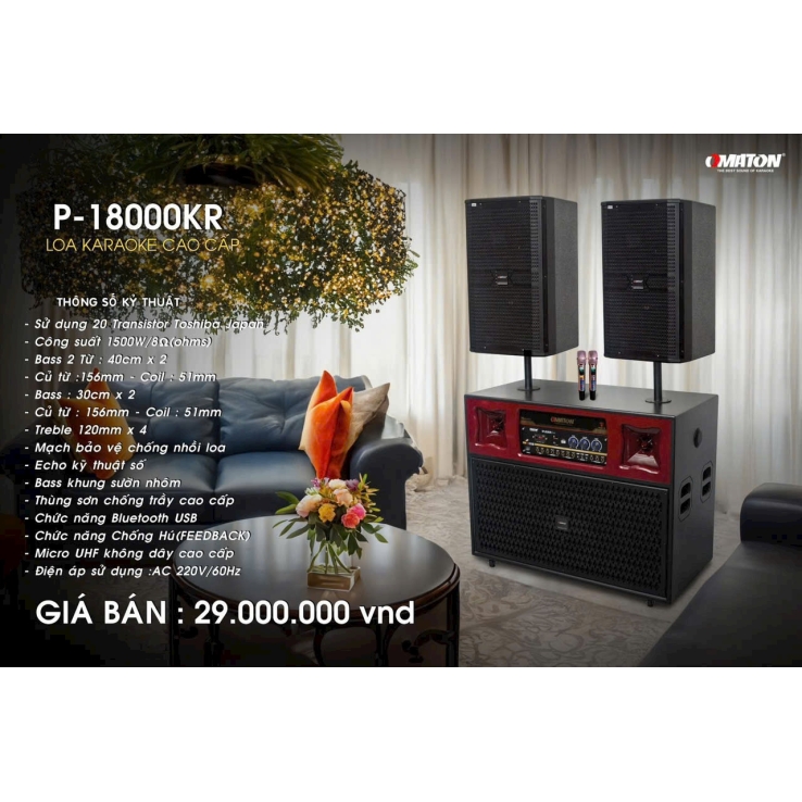 Loa Di Động OMATON P-18000KR