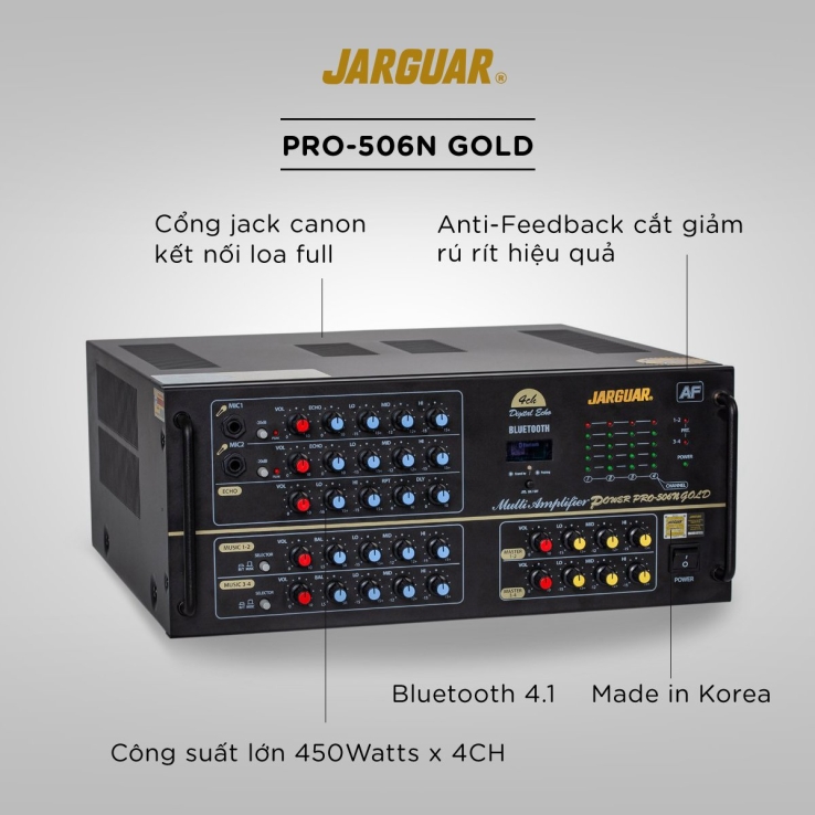  AMPLY JARGUAR PRO-506N GOLD ANTI-FEEDBACK 2022