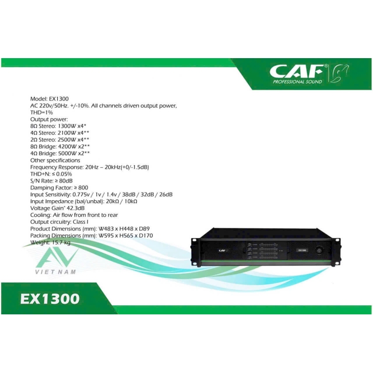 Cục Đẩy Công Suất CAF EX1300