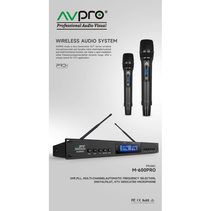 Micro Không Dây AVPRO M600 Pro